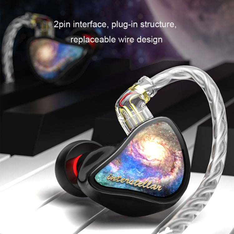 Écouteurs intra-auriculaires CVJ en résine avec câble interchangeable, Star Cloud, Star Domain, Star Cloud avec micro, Star Domain avec micro